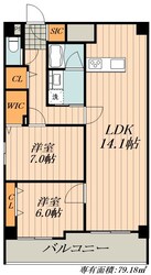 ロイヤルカーサ千種の物件間取画像